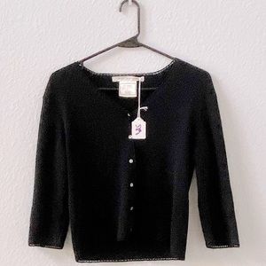 Max Studio Black Cardigan